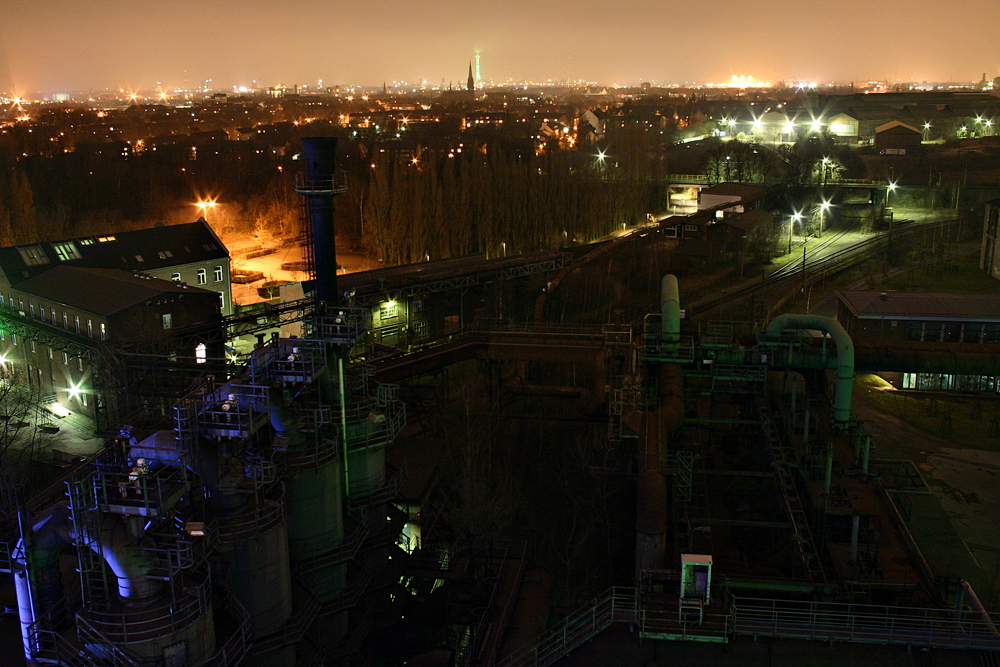 Duisburg bei Nacht