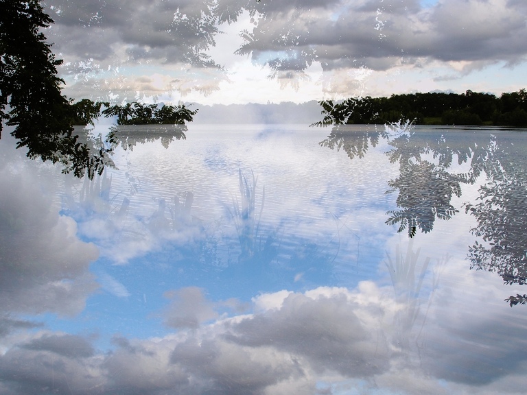 Töppersee Doppelbelichtung